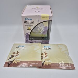 Febreze Home Collection Flameless Luminary Starter Kit Lilac Pearl NIB